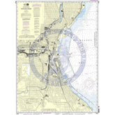 NOAA Milwaukee Nautical Chart 14924: Milwaukee Harbor